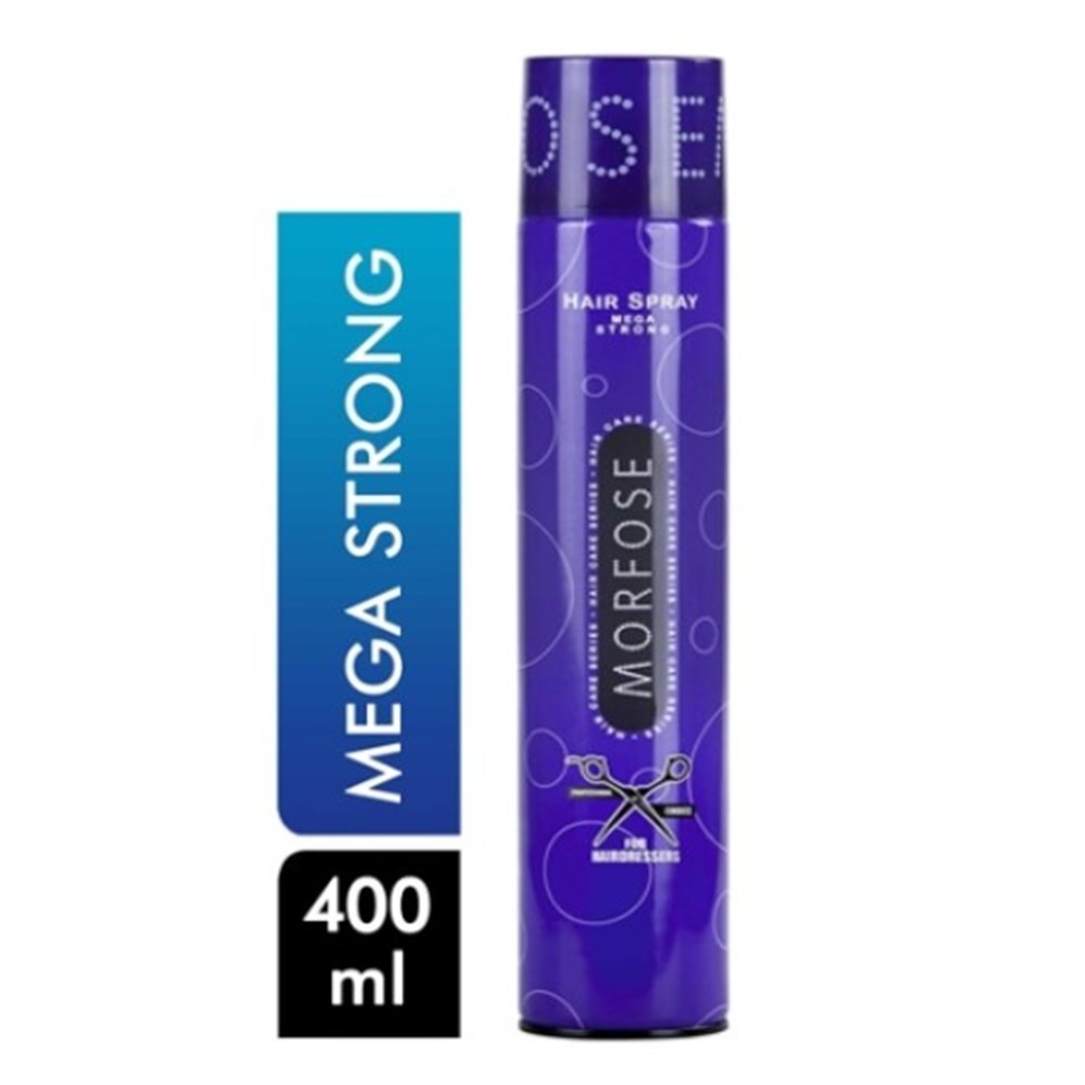 Morfose Saç Spreyi- Mega Strong Mor 400 ml