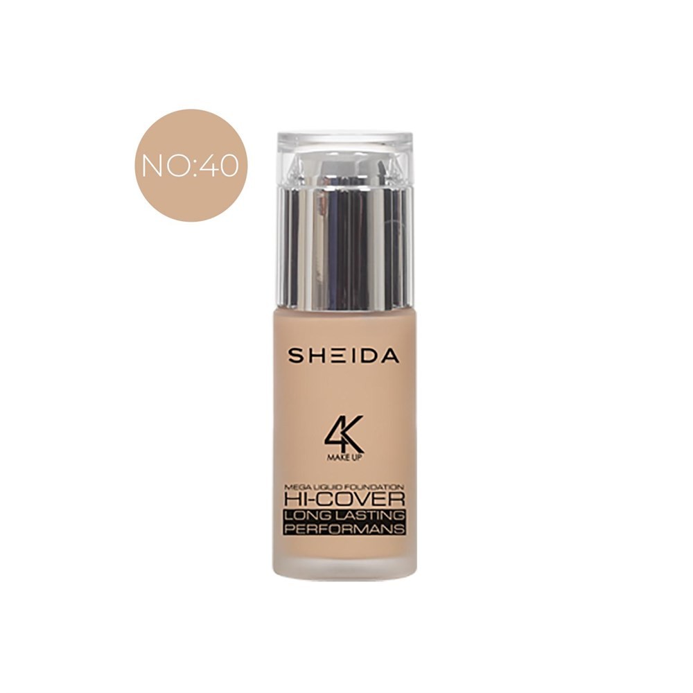 Sheida Likit Fondöten- Myscara 4k Mega Multiplier Liquid Foundation No: L040