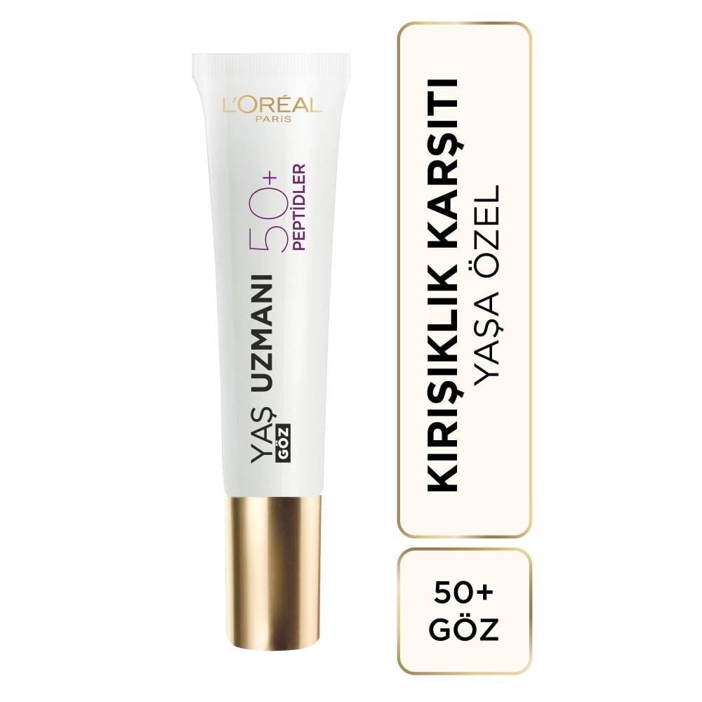 Loreal Paris Yaş Uzmanı 50+ Kırışıklık Karşıtı Yenileyici Göz Kremi 15 ml