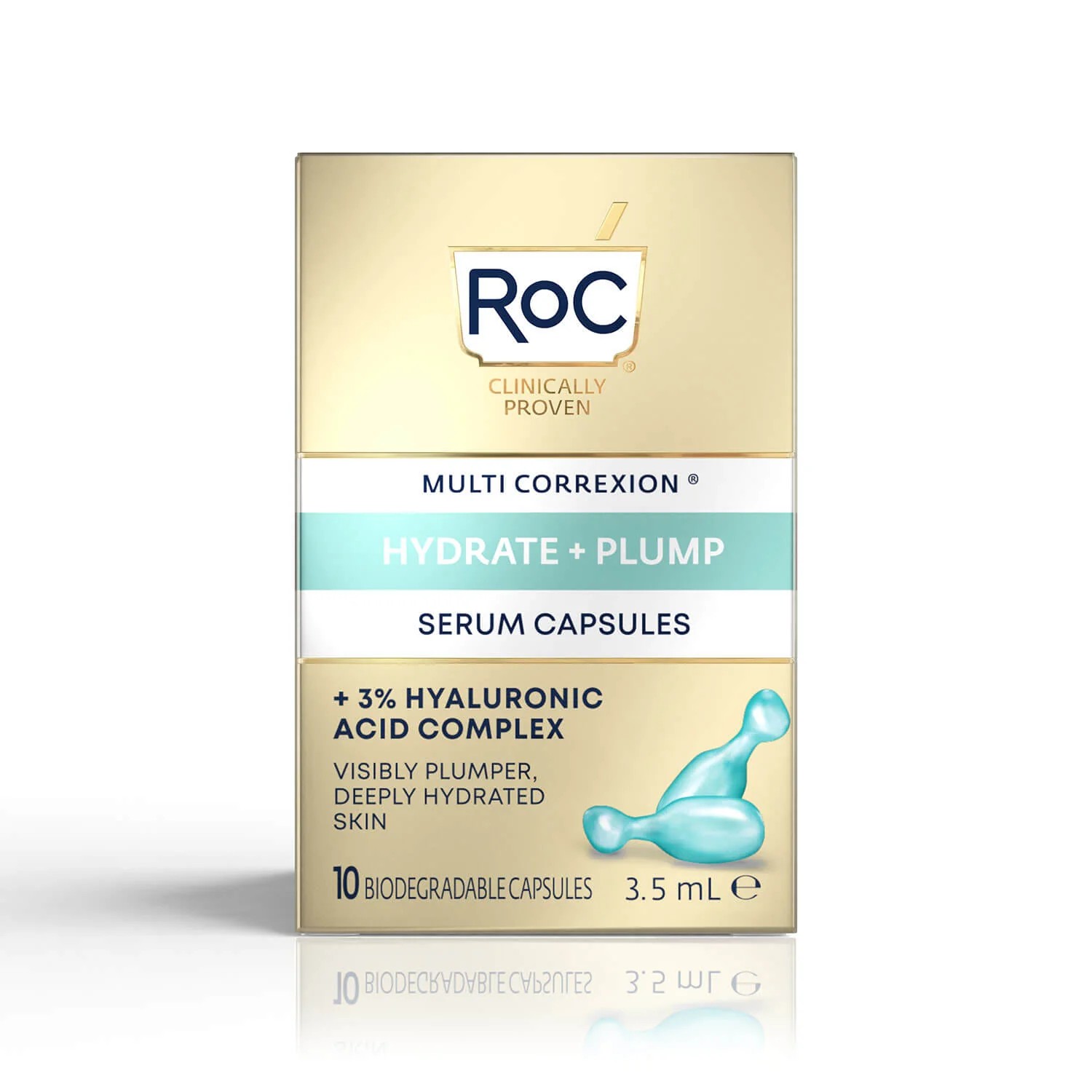 ROC MULTI CORREXION HYDRATE + PLUMP SERUM CAPSULES 10 CT