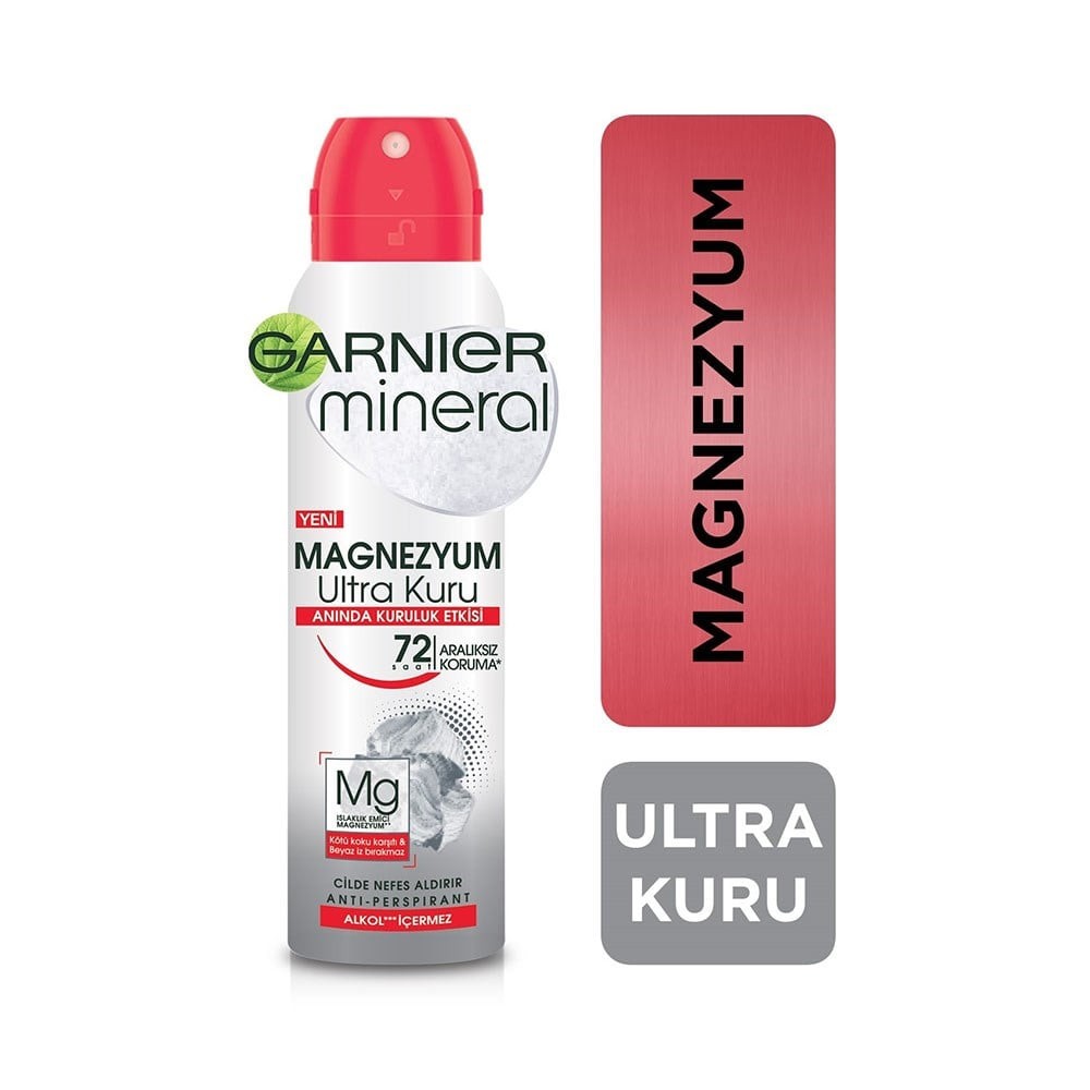 Garnier Aeresol Deodorant Mineral Magnezyum Ultra Kuru 150 ml