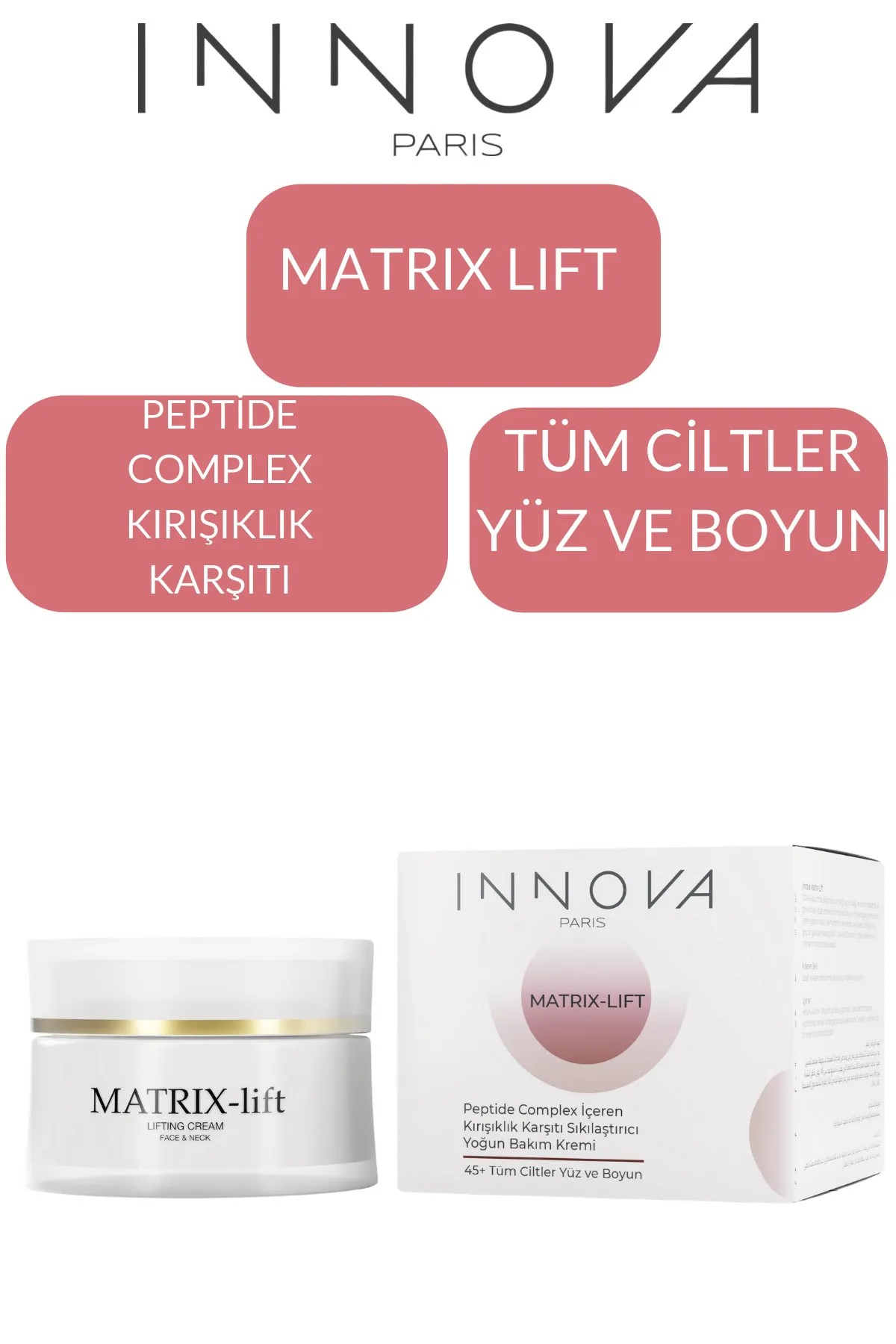 Innova Matrix-Lift Yaşlanma Karşıtı Bakım Kremi Lifting Cream 50 ml