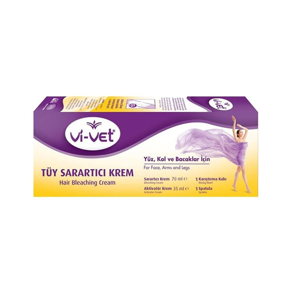 Vivet Tüy Sarartıcı Krem 70 ml + 35 ml