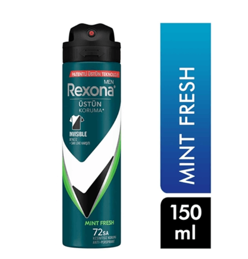 Rexona Men Erkek Deodorant Sprey Nane ve Sedir Ağacı Özlü 150 ml