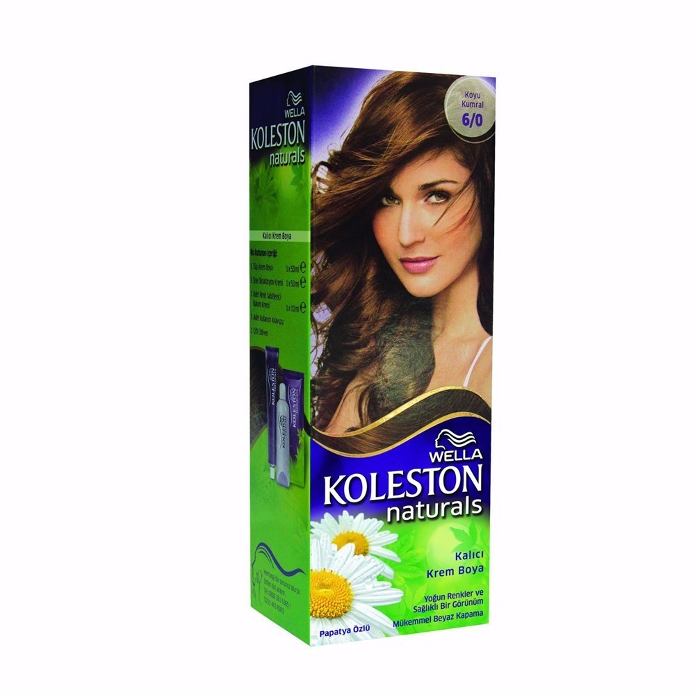 Koleston Naturals Saç Boyası Kit 6/0 Koyu Kumral