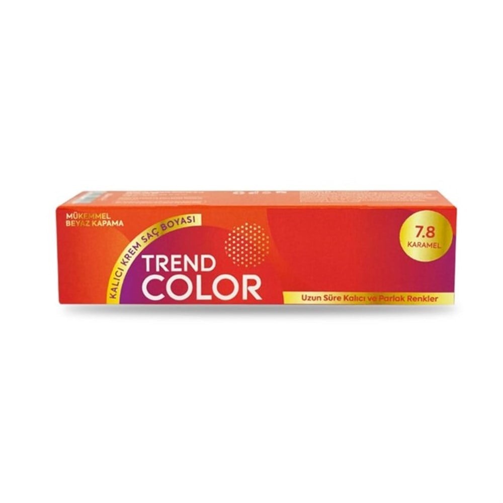 Trend Color Tüp Saç Boyası 7.8 Karamel 50 ml