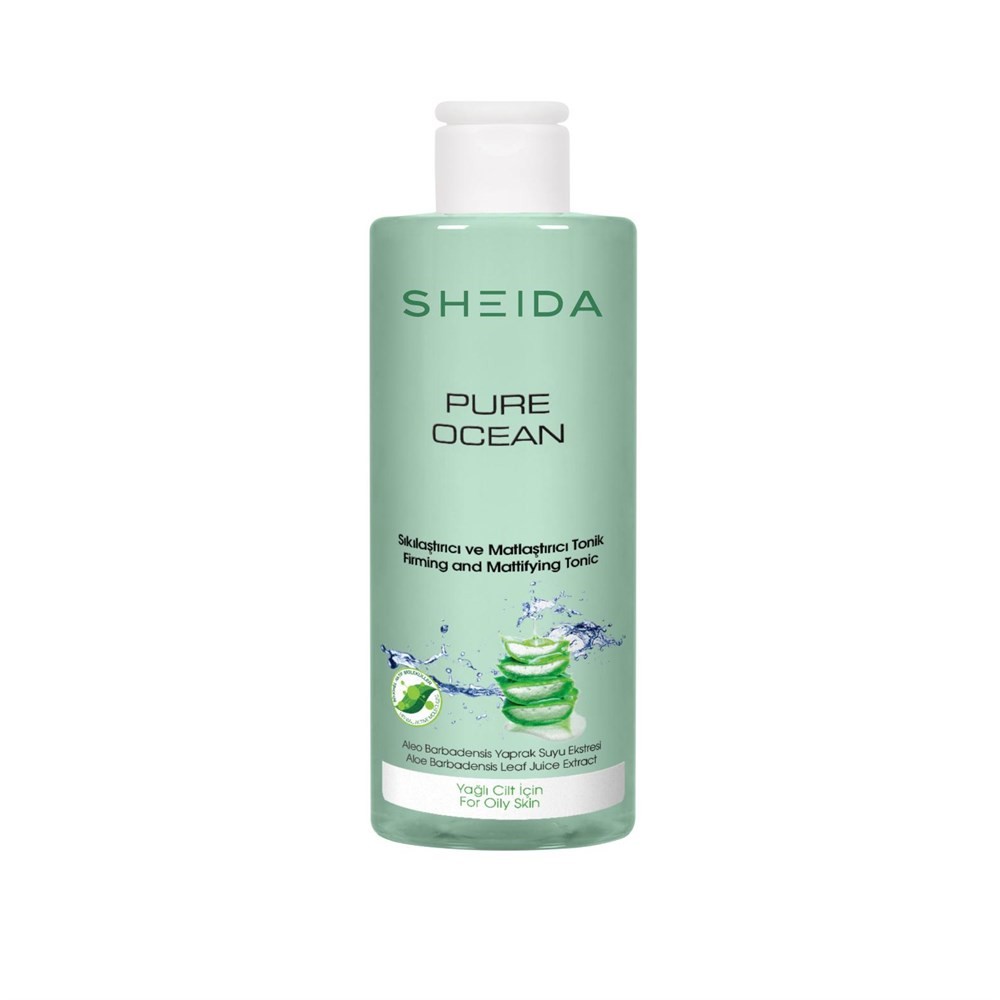 Sheida Pure Ocean Tonik Sıkılaştırıcı ve Yatıştırıcı Etkide Yağlı Ciltler İçin 250 ml