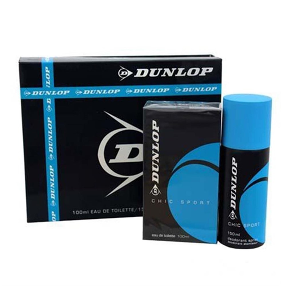 Dunlop Erkek Parfüm Seti Parfüm Edt 100 ml + Deodorant 150 ml Chic Sport
