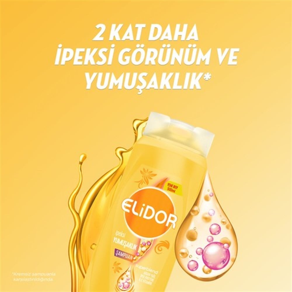 Elidor Şampuan- İpeksi Yumuşaklık 500 ml