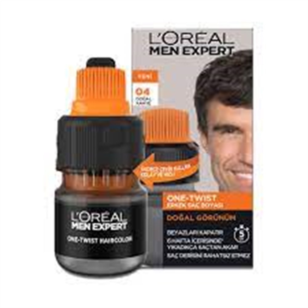 Loreal Paris Men Expert Erkek Saç BoyasıOne Twist Kahve 04