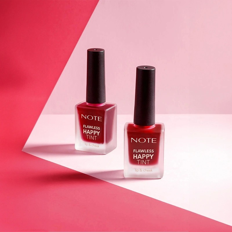 Note Flawless Happy Tint Lip & Cheek Dudak ve Yanak Renklendirici Likit Allık 03 Sweet Pink
