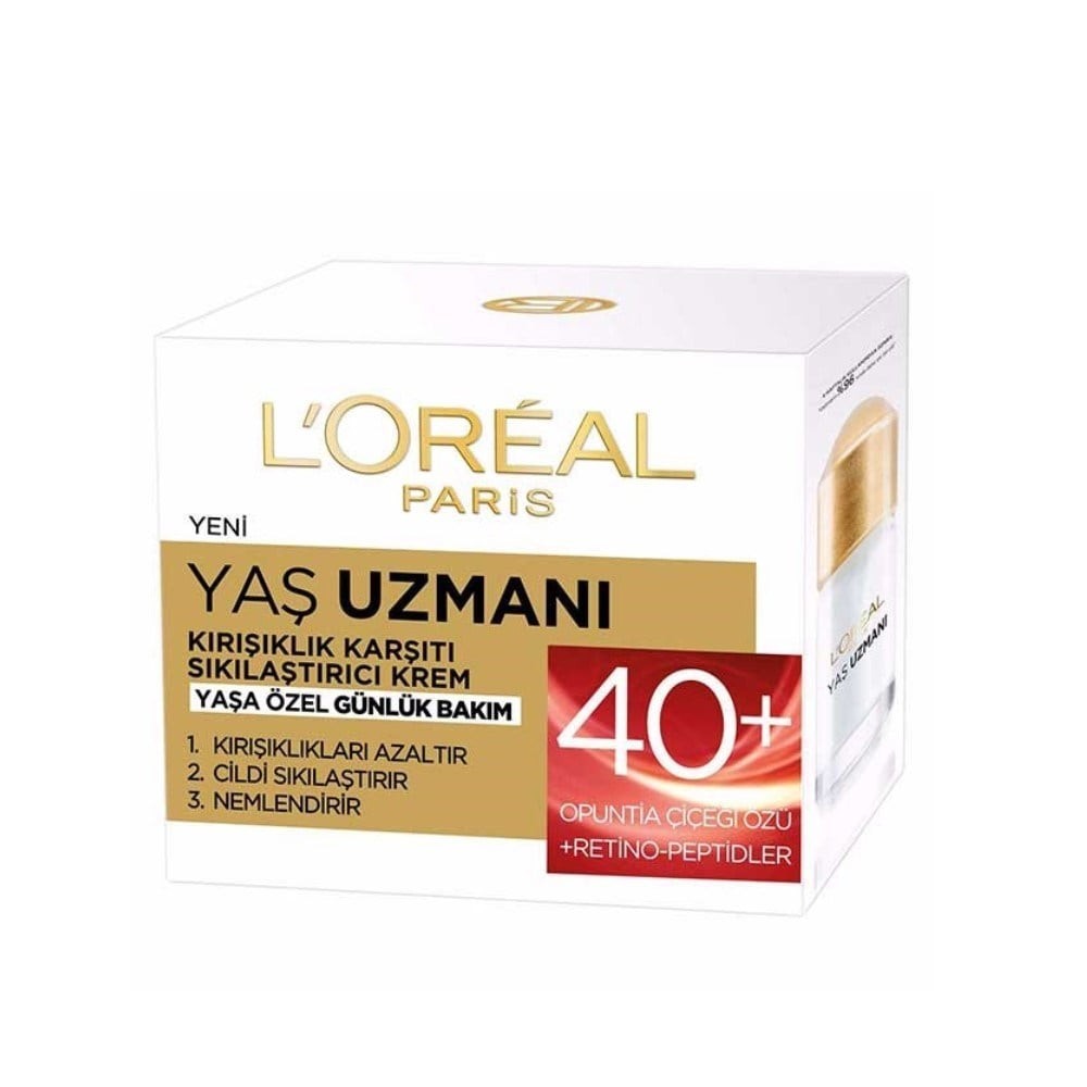 Loreal Paris Yaş Uzmanı 40+ Kırışıklık Karşıtı Sıkılaştırıcı Krem 50 ml