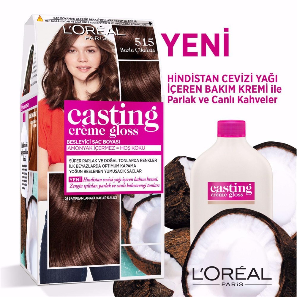 Loreal Paris Casting Creme Gloss 515 Buzlu Çikolata