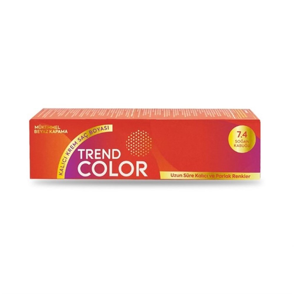 Trend Color Tüp Saç Boyası 7.4 Soğan Kabuğu 50 ml