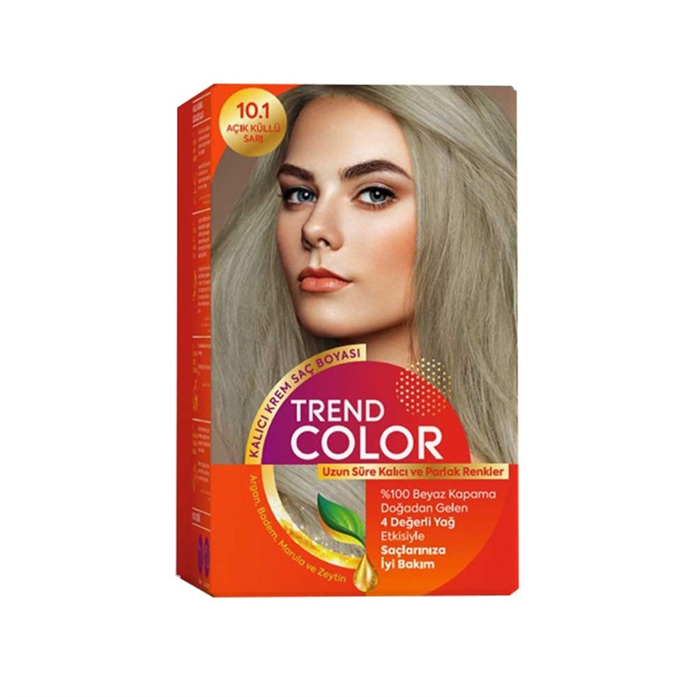 Trend Color Kit Saç Boyası 10.1 Açık Küllü Sarı 50 ml