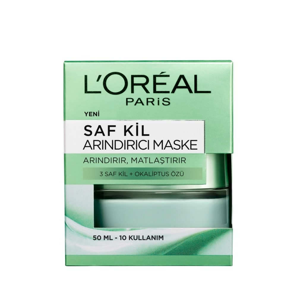 Loreal Paris Dermo Play Saf Kil Arındırıcı Maske 50 ml