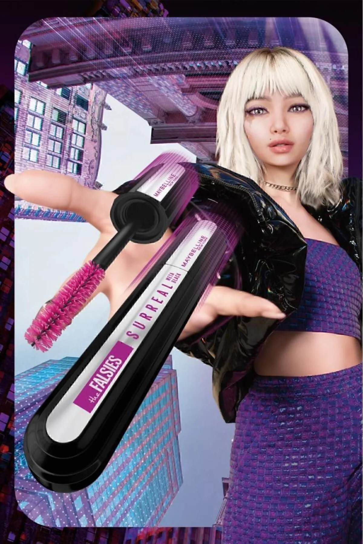 Maybellıne Falsıes Surreal Meta Black