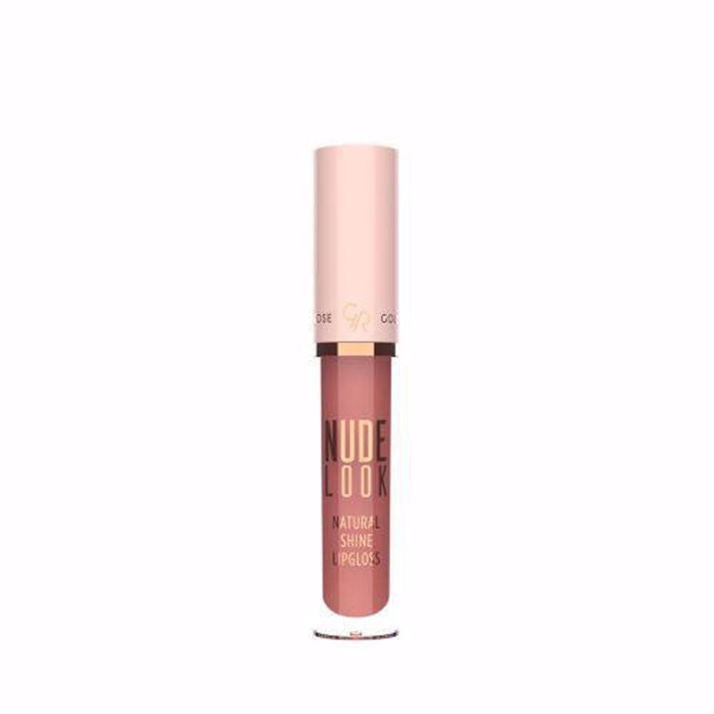 Golden Rose Doğal Işıltılı Dudak Parlatıcısı - Nude Look Natural Shine Lipgloss No:04 Peachy Nude