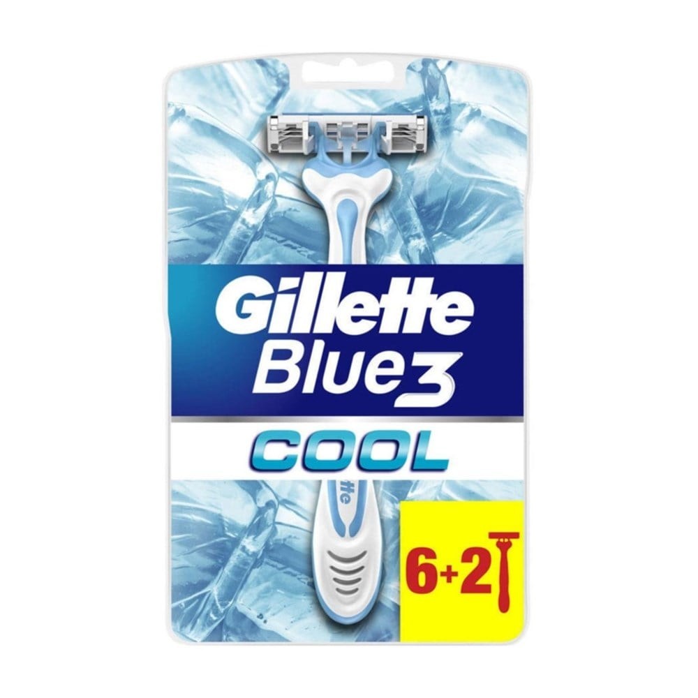 Gillette Blue3 Kullan At Tıraş Bıçağı Cool Serinletici 8li