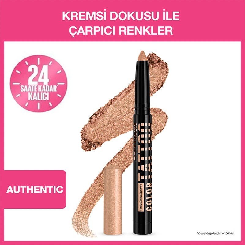 Maybelline New York Color Tattoo Jel Göz Farı Authentic