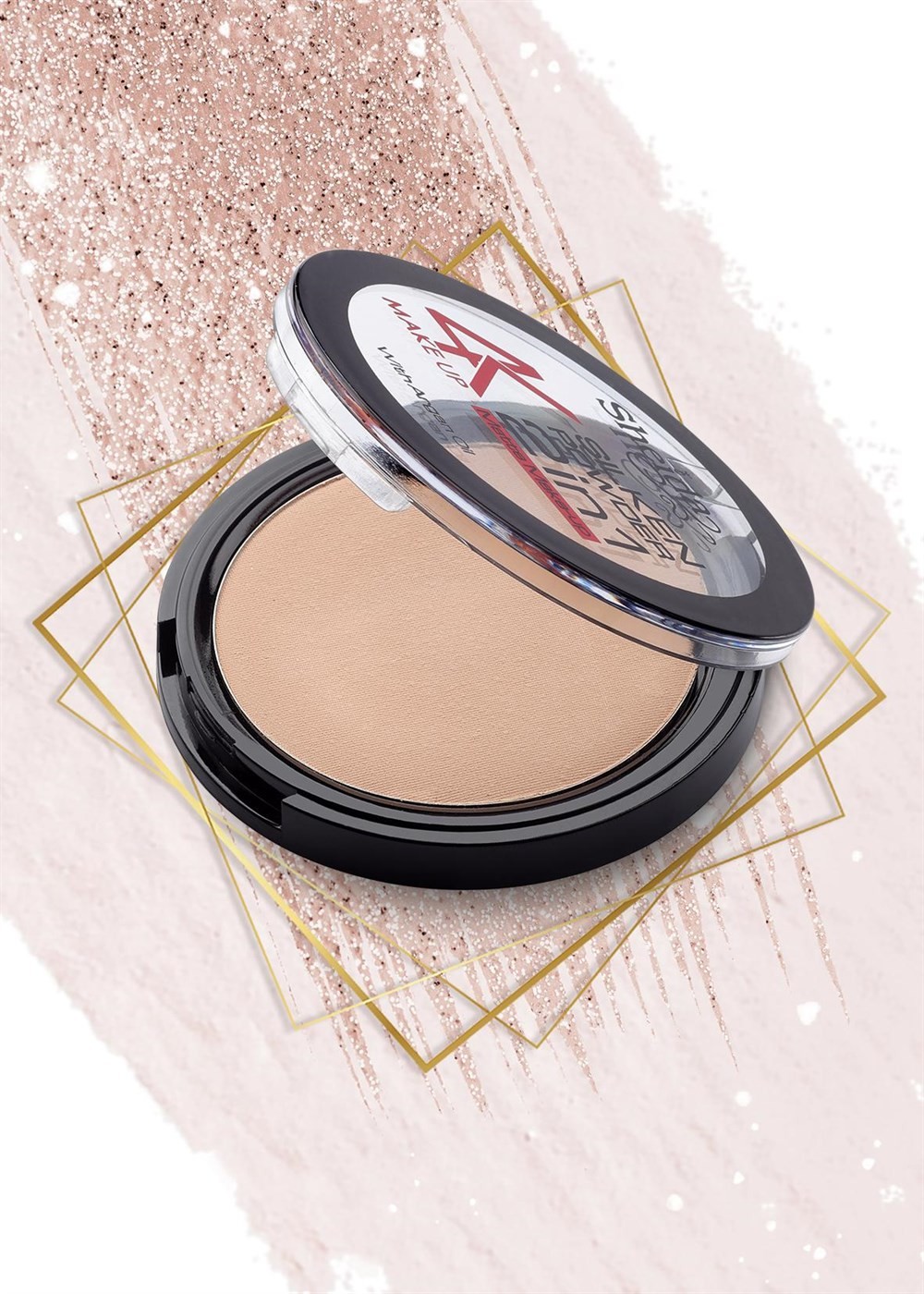 Sheida Pudra Silken Powder 2in1 Matte Make up No.10