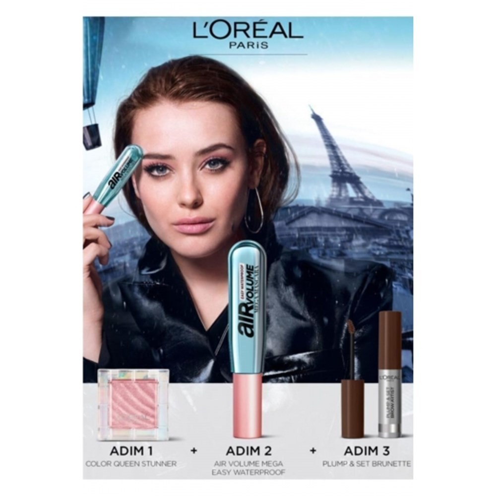 Loreal Paris Maskara Air Volume Mega Easy Waterproof Suya Dayanıklı