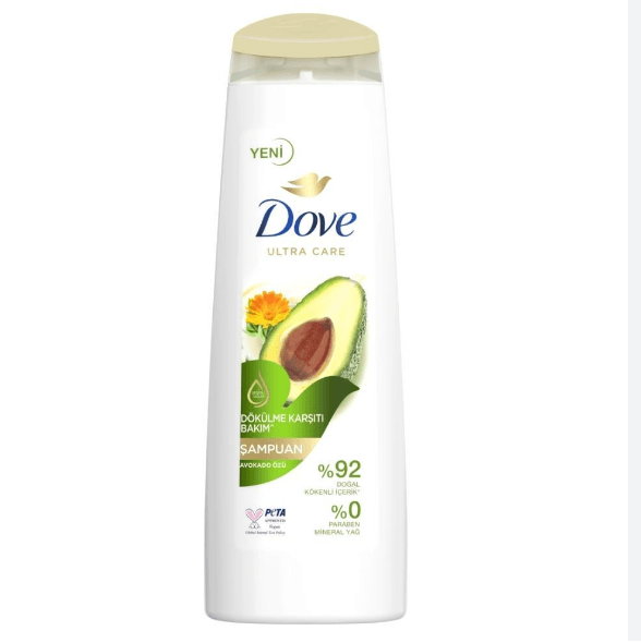 Dove Şampuan Nemlendirici Bakım Sırları Avakado & Kalendula Özü 400 ml