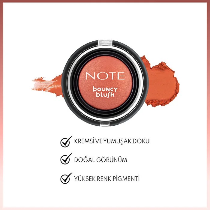 Note Bouncy Blush Allık 03 Coral Bliss