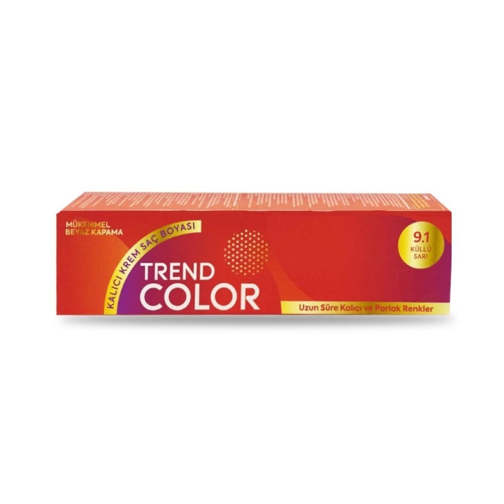 Trend Color Tüp Saç Boyası 9.1 Küllü Sarı 50 ml