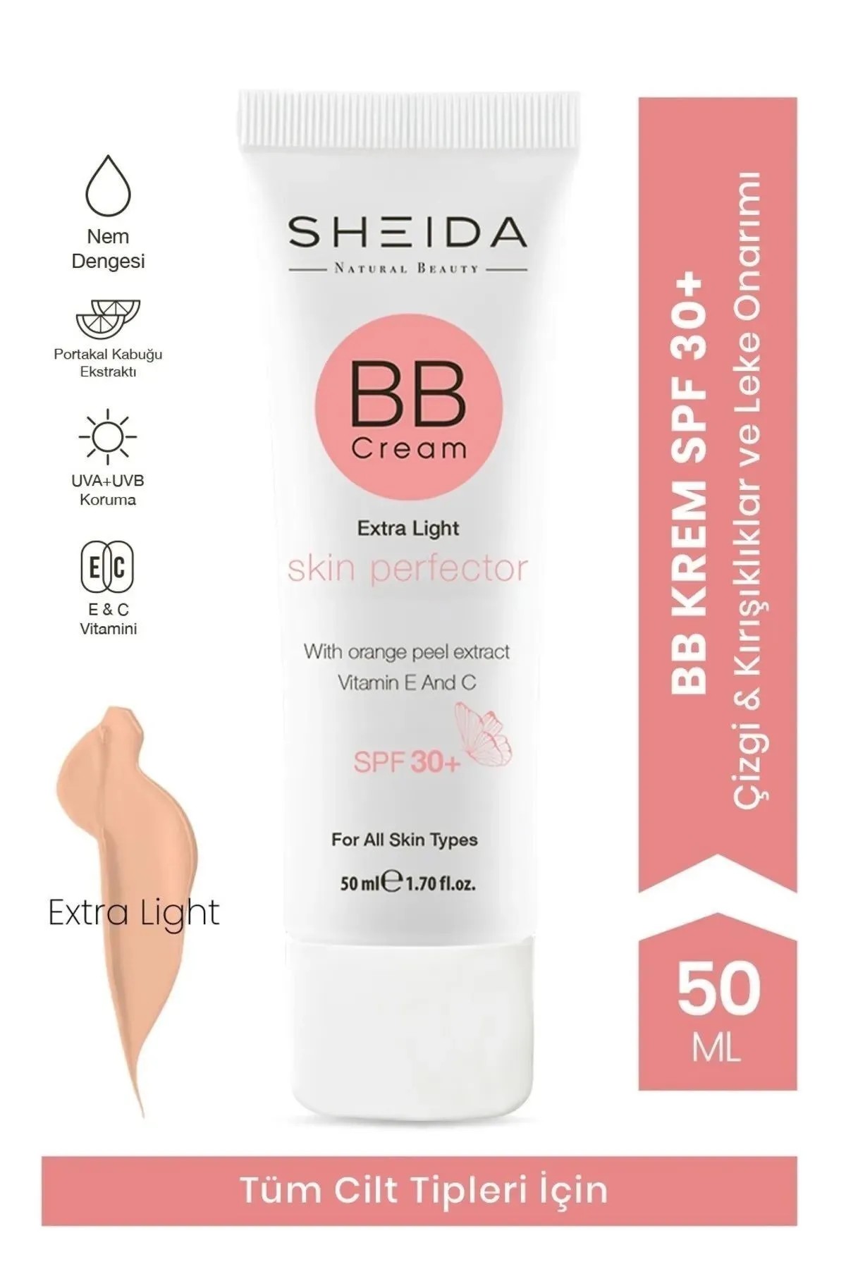 Sheida BB Krem Açık Renk Extra