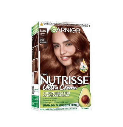 Garnier Nutrisse Ultra Creme Saç Boyası 5.35 Çikolata Kahve