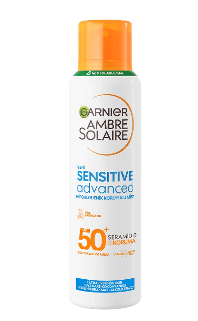 Garnier Ambre Solaire Sensitive Advanced SPF 50+Mist Güneş Spreyi 150 ml