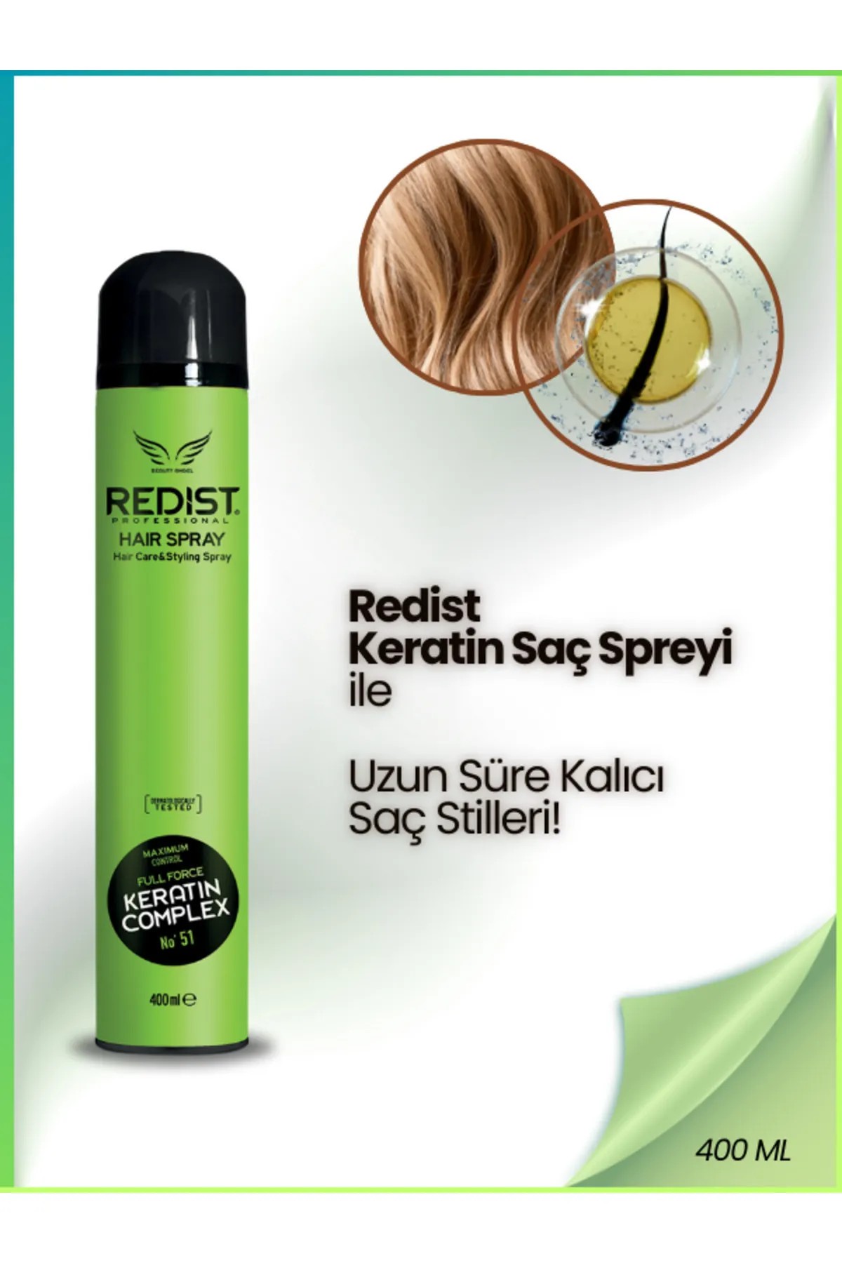 Redist Keratin Complex Saç Spreyi 400 ml