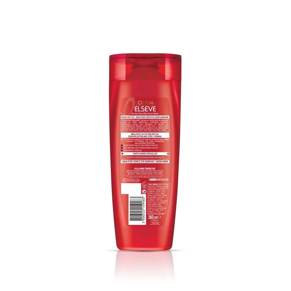 Loreal Paris Elseve Şampuan Colorvive 2si 1 Arada 360 ml