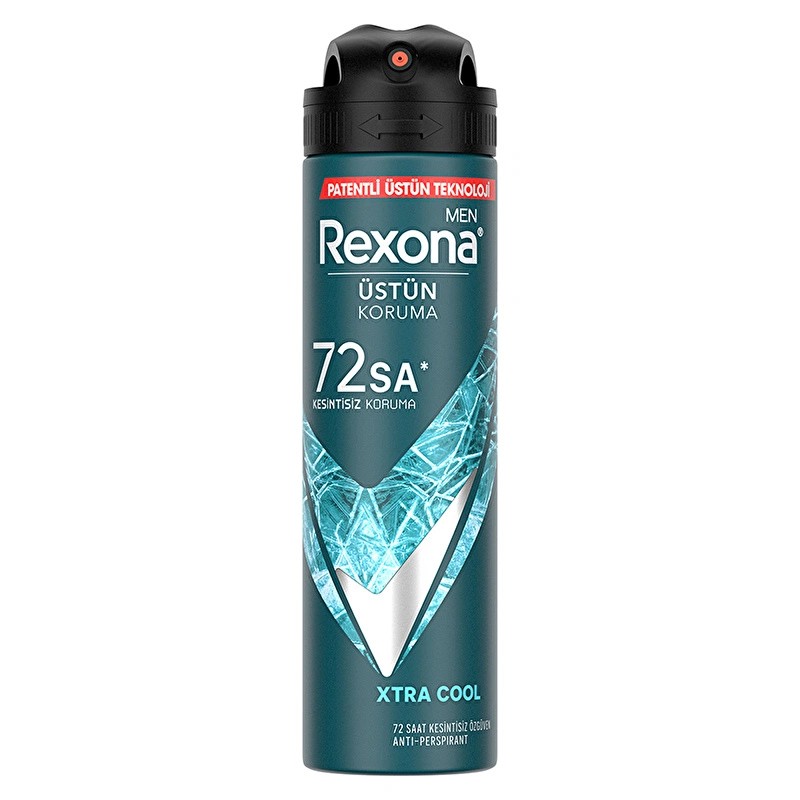 Rexona Men Erkek Sprey Deodorant Xtra Cool 72 Saat Kesintisiz Koruma 150 ml