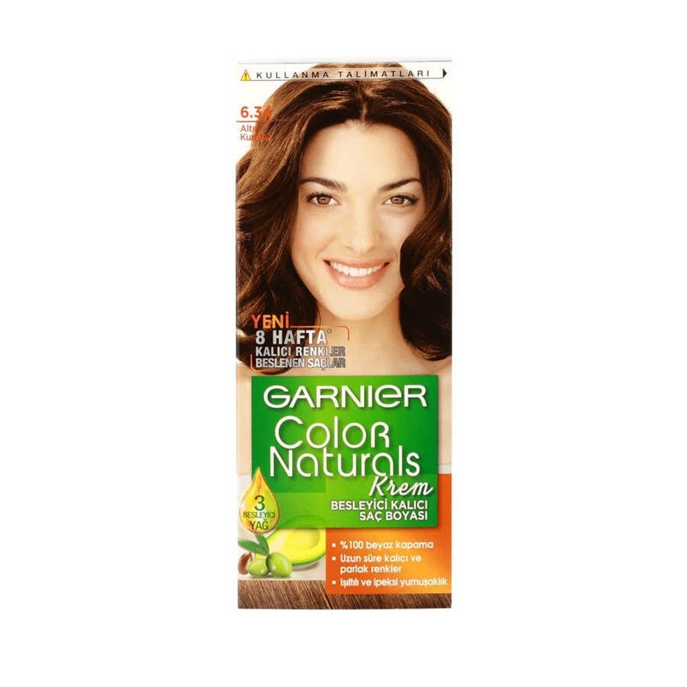 Garnier Color Natural Saç Boyası 6.34 Altın Çikolota