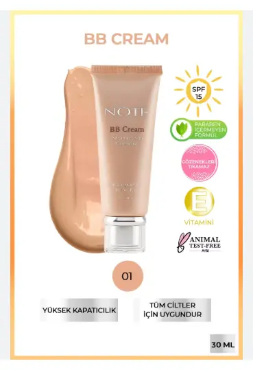 Note BB Cream Fondöten 01 30 ML