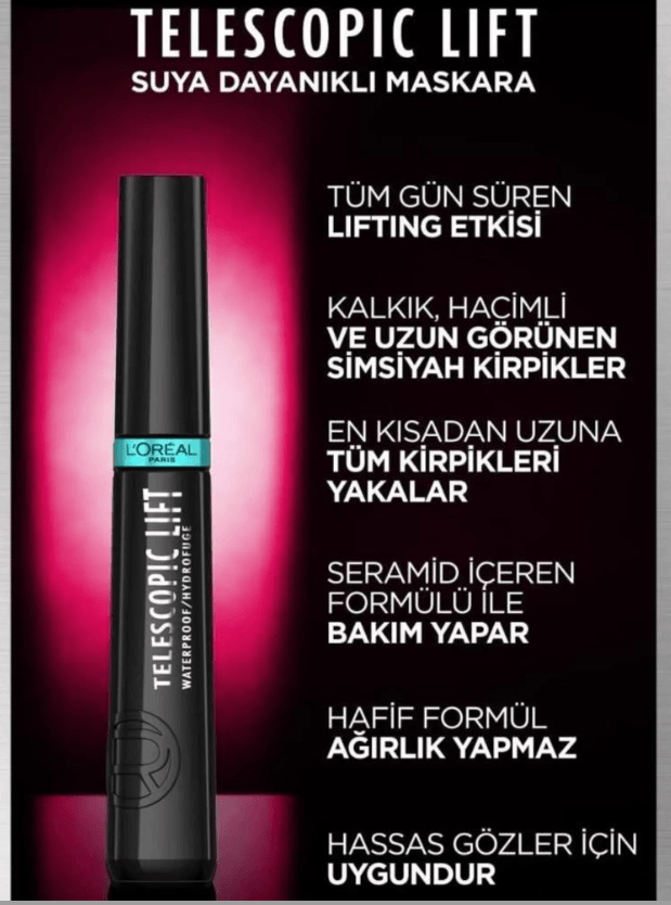 Loreal Paris ProXXL Lift Çift Taraflı Maskara