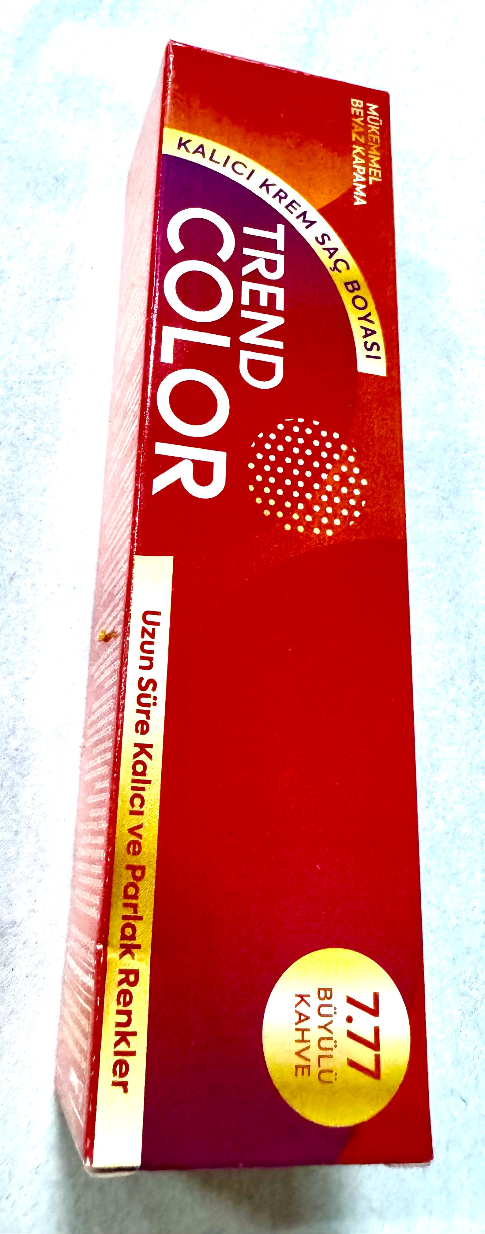 Trend Color Tüp Saç Boyası 7.77 Büyülü Kahve 50 ml