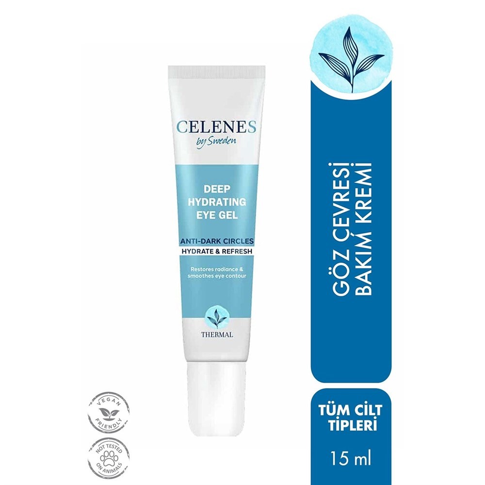 Celenes By Sweden Derinlemesine Nemlendiren Göz Çevresi Bakım Jeli 15 ml