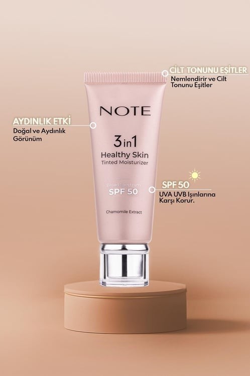 Note 3 In 1 Healthy Skin Tinted Moisturizer