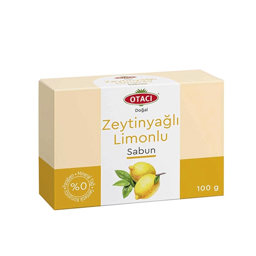 Otacı Doğal Sabun - Limonlu ve Zeytinyağı Özlü 100 gr