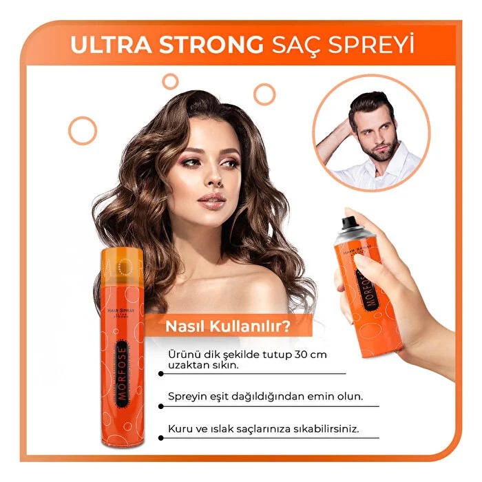 Morfose Saç Spreyi Ultra Strong 250 ml