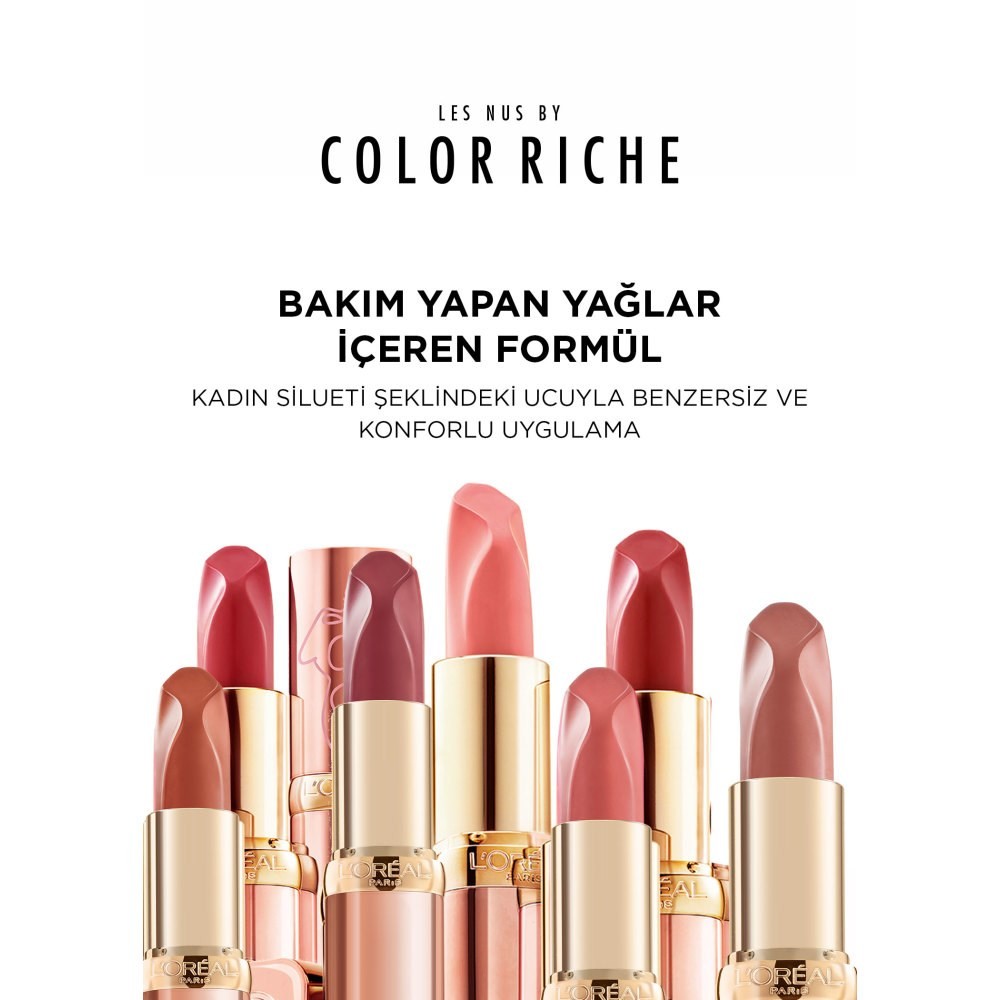 Loreal Paris Color Riche Les Nus Ruj 179 Nu Decadent