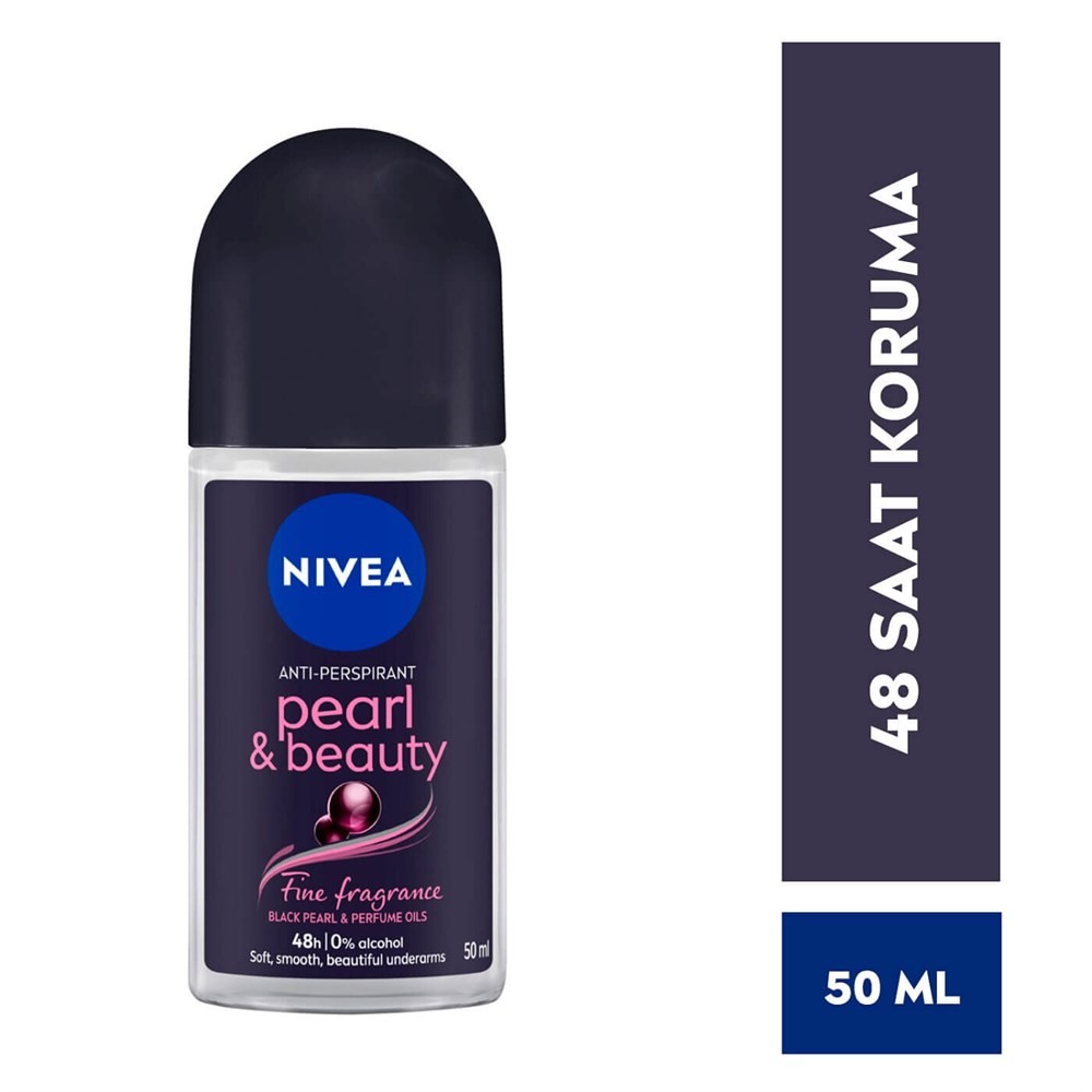 Nivea Kadın Roll On Deodorant Pearl&amp;Beauty Black 50 ml