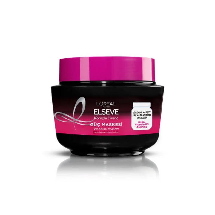 Loreal Paris Elseve Komple Direnç Dökülme Karşıtı Güçlü Saç Maskesi 300 ml