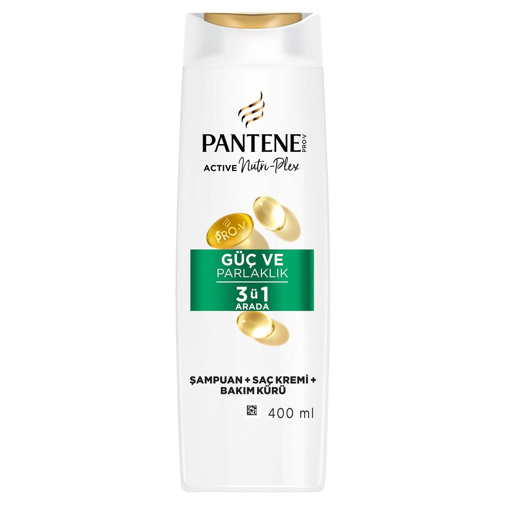 Pantene Şampuan Güç ve Parlaklık 3ü 1 Arada 400 ml