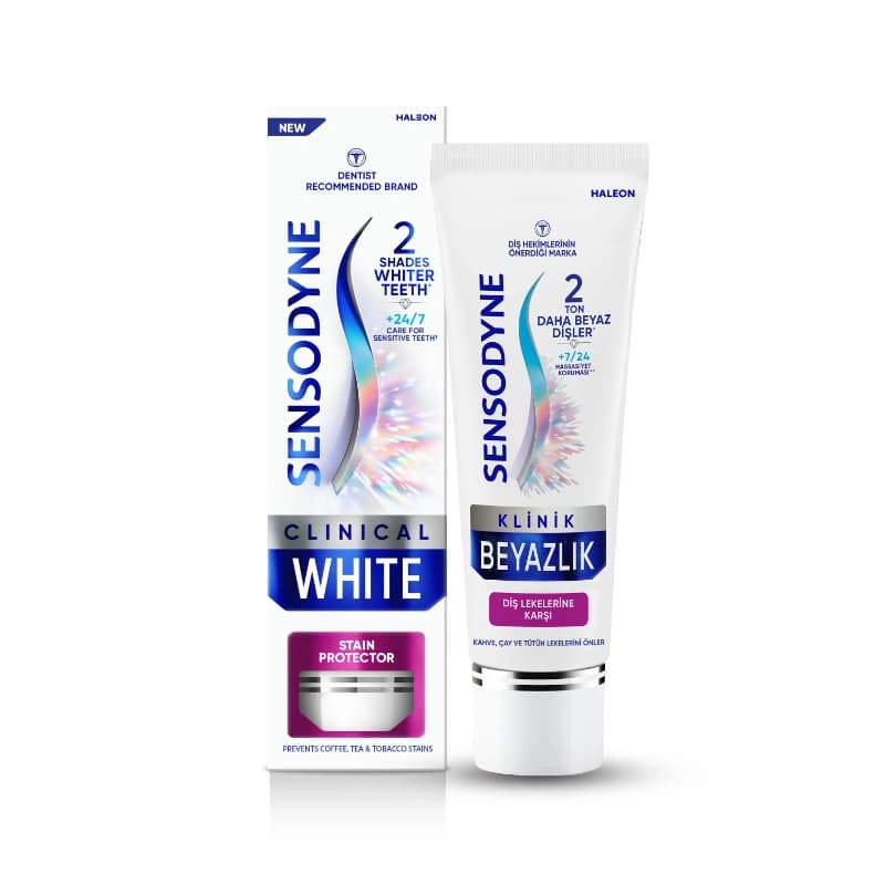 Sensodyne Klinik Beyazl k Lekelere Kar Di Macunu 75 Ml SENSODYNE sensodyne-klinik-beyazl-k-lekelere-kar-di-macunu-75-ml-sensodyne