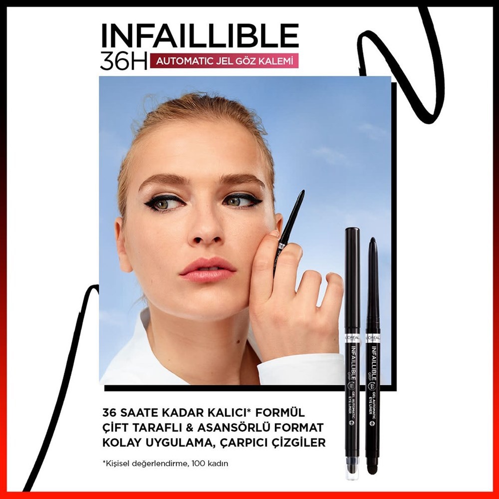 Loreal Paris Jel Göz Kalemi Infaillible Gel Eyeliner Intense Black