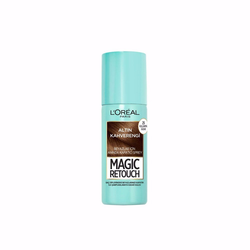 Loreal Paris Beyaz Saçlar için Kapatıcı Saç Spreyi - Magic Retouch 10 Chatain Dore